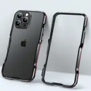 For iPhone 16 15 14 13 12 Pro Max LUPHIE Aluminium Metal Bumper Shockproof Case
