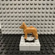 Lego mini figure 1 Medium Nougat German Shepherd Dog