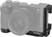 SMALLRIG L-Bracket for Sony Alpha 7C II/Alpha 7CR, L-Shaped Plate with Built-in Opening and Closing Wrench, Quick-Release Plate for Arca, Strap Hole, QD Hole and 1/4"-20 Threaded Holes - 4569