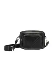 Fendi Shadow Diagonal Duo Camera Messenger Bag One size black