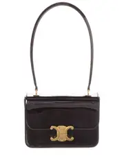 CELINE Teen Garance Patent Shoulder Bag