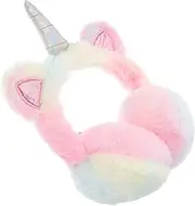 [CATIEBYE] Plush Earmuff for Winter Soft and Comfortable Unicorn Earmuff Headband for Women