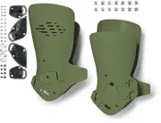 Sidi Replacement Boot Upper Parts and Accessories Army One Size Leg Upper
