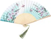 BESTOYARD Vintage Bamboo Fans Handmade Hand Fans Folding Hand Fan Chinese Style Fan for Decorations
