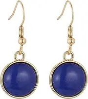 Earring Hoop,Nose Lip Rings,Stud Earrings,Girls' Earrings, Simple Stylish Ear Studs Earrings Pierced Charms Jewelry for Women and Girls Birthday Gift (Color : Blue, Size : One Size)