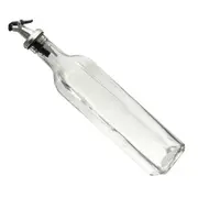 4Pcs 500Ml Glass Olive Oil Vinegar Dispenser Bottle Condiment Pourer Kitchen Storage Oil & Vinegar Dispensers