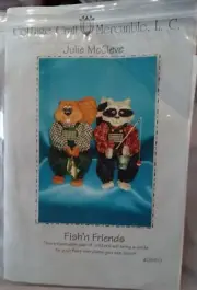 Cottage Craft Mercantile Julie McCleve Fish'n Friends Pattern Doll Making Kit