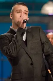 Musical guest Justin Timberlake featuring Timbaland Television Old Photo 7