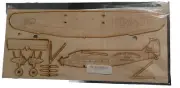 14.5 In Wing 9 In Long Laser Cut Balsa Wood Toy Model Airplane Plane Kit EAA
