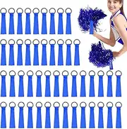 [Generic] Cheer Pom Tags, Cheerleading Name Holder Ribbon, Portable Cheer Team Pom Poms Name Tag Ribbon for Backpack, Box, Key, Bouquet