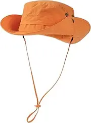 [Comhats] UPF 50 Sun Hats Wide Brim Summer Mesh UV Protection Safari Hat Fishing Walking Hiking Boonie Hats for Men Chin Strap Waterproof & Breathable