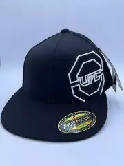 FLEXFIT 210 FITTED UFC OCTAGON FLEX HAT CAP Sz L/XL (7 1/4-7 5/8) NWT MMA Y2K