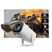 Projector Mini 4K 1080P Smart Portable Auto Correction 180° Rotating Outdoor Movie Home Cinema Entertainment Device