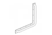 New Bradley Security Sa72bp Grab Rail With Backplate Anti-Ligature - Silver Lh