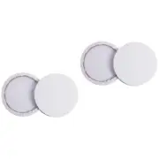 2pcs Round Canvas Panel Boards For Painting 40cm