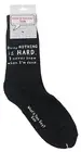 Foozys What'd You Say? Unisex Novelty Crew Socks Doing NOTHING is HARD... #24