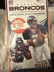 Super Bowl 33 (VHS, 1999, Denver Broncos vs. Atlanta Falcons)