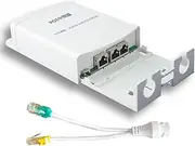 Waterproof Network Extender POE Extender 4 Port POE Extender 100Mbps IEEE802.3AF/at Standard for POE Camera Wierless AP Extend 250 Meter POE Switch