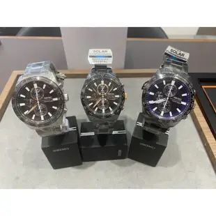 SEIKO 精工 藍x黑 Criteria勁速交鋒計時腕錶 V176-0AV0SD SSC655P1 男錶-SK027