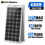 400W 12V Solar Panel Mono 400 Watt Caravan Camping Home Battery Charging Power