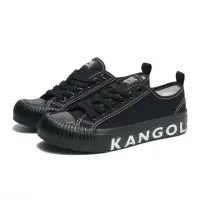 在飛比找momo購物網優惠-【KANGOL】帆布鞋 餅乾鞋 黑 壓紋 休閒 女(6122
