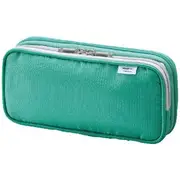 Smart Fit Twin Zip Pencil Case Large Green