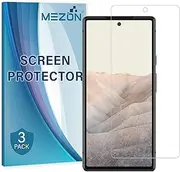 [MEZON] [3 Pack] Ultra Clear Screen Protector Film for Google Pixel 6 (6.4”) – Case Friendly, Shock Absorption (Pixel 6, Clear)