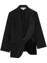 [COMME des GARCONS COMME des GARCONS] Stripe Satin Jacket