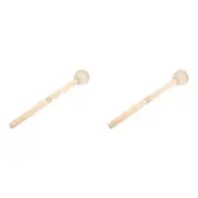 2PCS Drum MalletPortable Bass Drum Mallet Stick with Wool Felt Head Percussio...