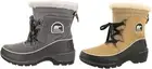 SOREL WOMEN'S TIVOLI III LOW ANKLE BOOT CURRY BLACK, QUARRY CLOUD GREY NL2532
