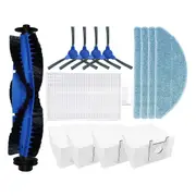 For Conga 2290 Ultra Main Side Brush HEPA Filter Mop Pads Dust Bags