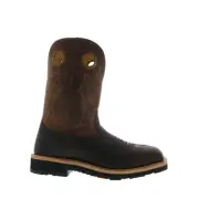 Hoss Spitfire 92040 Mens Brown Leather Lace Up Work & Safety Boots