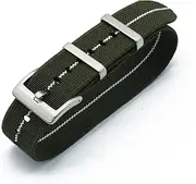 [BHUTMPJK] 20mm 22mm Watch Strap Fit For Nato Elastic Nylon