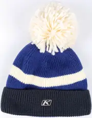 Klim Powder Pom, beanie , color: Dark Blue/Blue/White , size: One Size