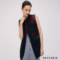 在飛比找momo購物網優惠-【MOMA】休閒網布漁夫背心(兩色)