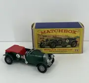 Vintage Matchbox Lesney Y-5 “ Models of Yesteryear ” 1929 4 1/2 Litre Bentley ❤️