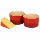 NEW Chasseur La Cuisson Ramekin Red Set 2pce