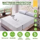 Bamboo Waterproof Mattress Protector Matress Cover Queen King Topper Double Bed