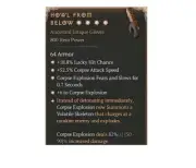 Diablo 4 S8 Howl From Below 4GA 82% Unique Gloves Necromancer Gear Equipment