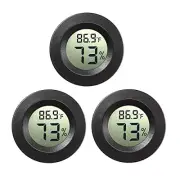 Pack Mini Digital Hygrometer Gauge Indoor Thermometer, LCD Monitor 3