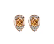 Crystals from SWAROVSKI Topaz Pave Earrings