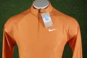 MEN’S MEDIUM NIKE DRI-FIT VAPER ADV 1/2 ZIP GOLF PULLOVER LONG SLEEVE ORANGE NWT