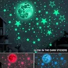 435x Glow In The Dark Luminous Stars Moon Dot Wall Stickers Decals Room Decor*