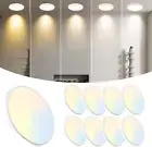 8-Pack 7.5Inch LED Ceiling Lights, 5 Colors Selectable Flush Mount Ceiling Light