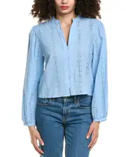 Colette Rose Eyelet Top