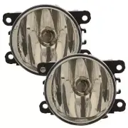 pair front Fog Lights Lamps 1 Pair O/S And N/S for Renault Captur 2013-2017