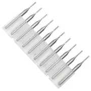 JIUWU 1.0mm Tungsten Steel Carbide PCB CNC End Mill Engraving Bits Milling Ma...