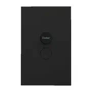 Clipsal Saturn Zen Switch Cooker Double Pole 32 Amp 415V Zen Black - Z4061D32-ZB