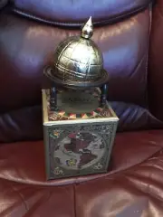 AVON "A Man's World" Globe with Stand | Windjammer After Shave - with Box FULL