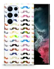 CASE COVER FOR SAMSUNG GALAXY|HIPSTER COLOURFUL MOUSTACHE #1